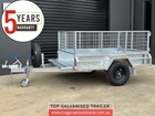 7x5 Galvanised Heavy Duty Trailer Box Trailer with Brakes 1.4ton ATM