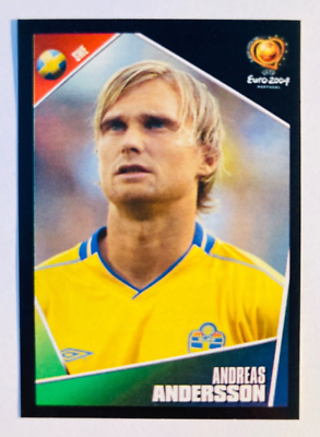 2004 Panini UEFA EURO Portugal # 195 Andreas Andersson Sweden