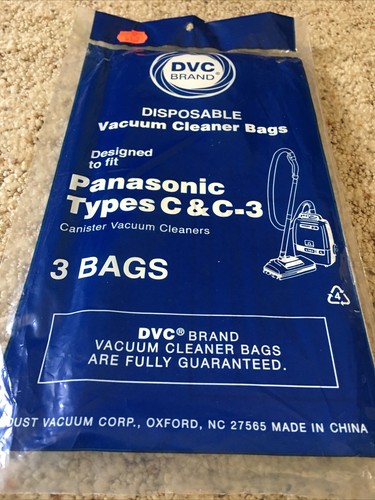 C3 MC125P Canister Vacuum Cleaner Bags 