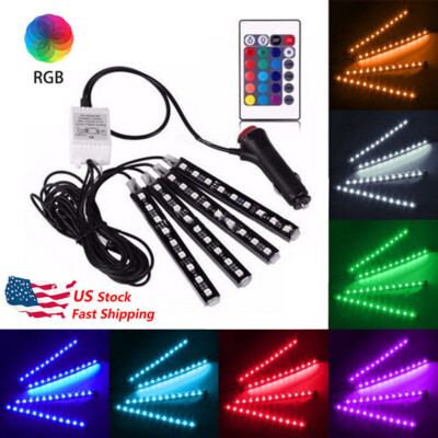 Accesorios Autos Luces LED Para Carro Coche Interior De Colores