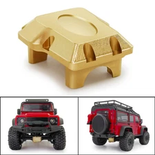 RCBATER 1/2x Brass Front/Rear Axle Diff Cover For Traxxas 1/18 RC Crawler TRX4-M