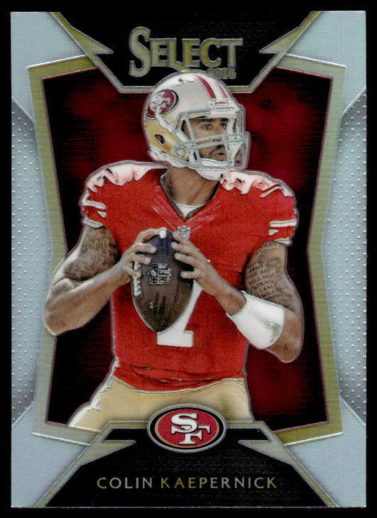 2014 Panini Select #29 Colin Kaepernick Silver Prizm  San Francisco 49ers