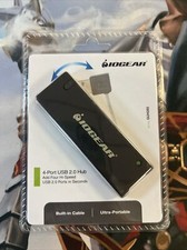 Iogear 4-Port USB 2.0 Hub, Data Transfer Rate of Up to 480 Mbps