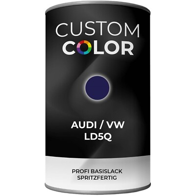 Custom Color Basislack für VW Audi LD5Q 1 Liter Autolack Spritzfertig
