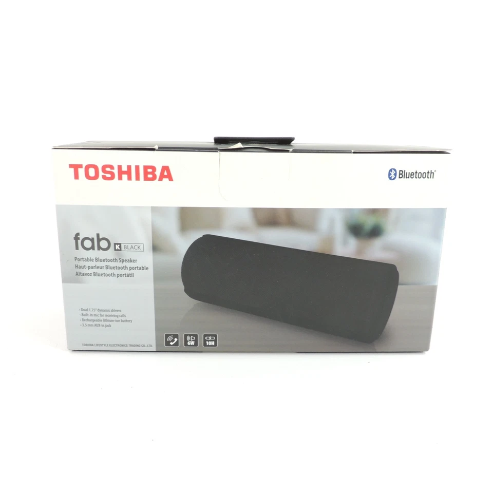 Toshiba fab Portable Bluetooth Speaker TY-WSP70 Black. New. - Image 4 of 4