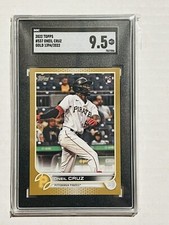 ONEIL CRUZ 2022 Topps Series 2 Gold Border RC 1394/2022 SGC 9.5 Pirates