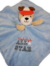 OKIE Dokie 2016 Mommys All Star Puppy Lovey Plush Rattle Security Blanket