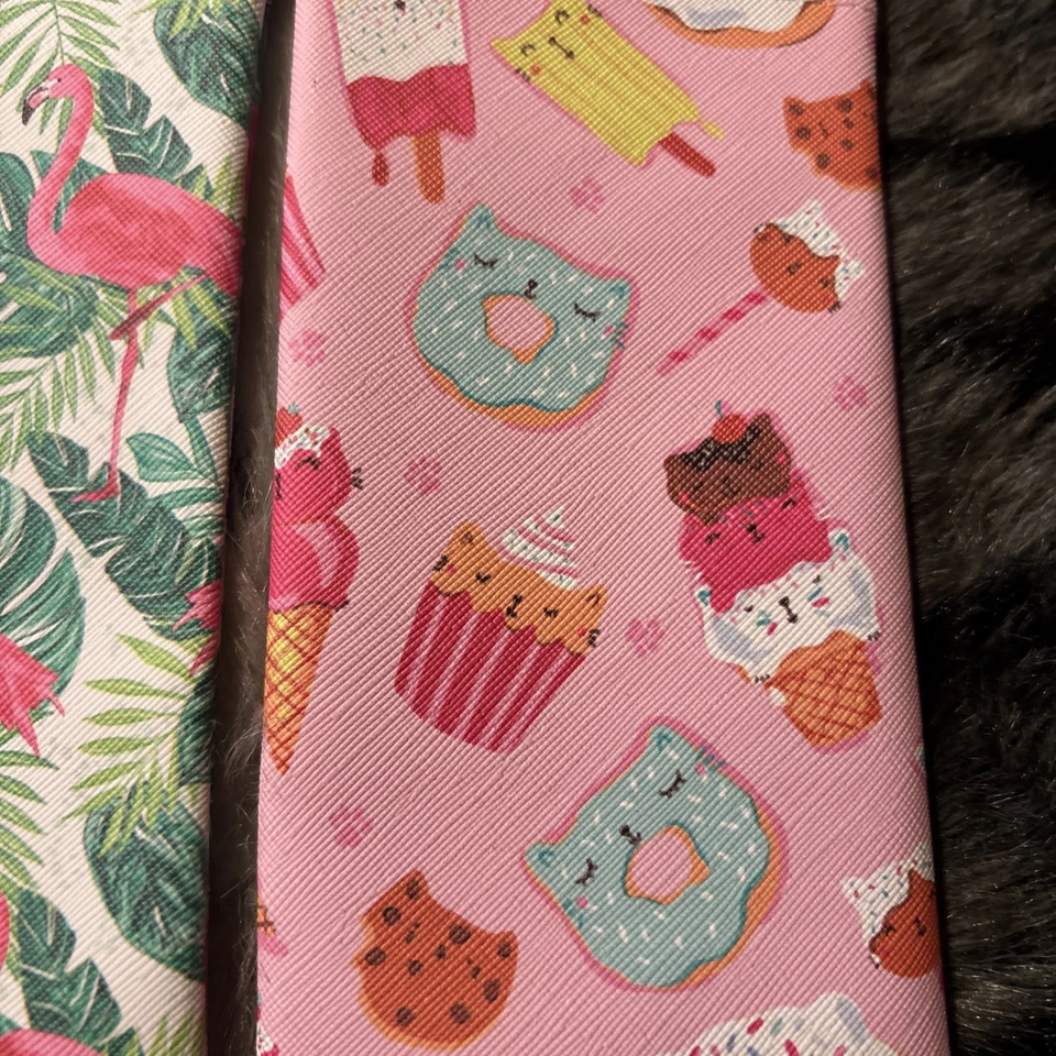 Bolsa portátil con estampado rosa para gafas 2pk Foto 3 de 3