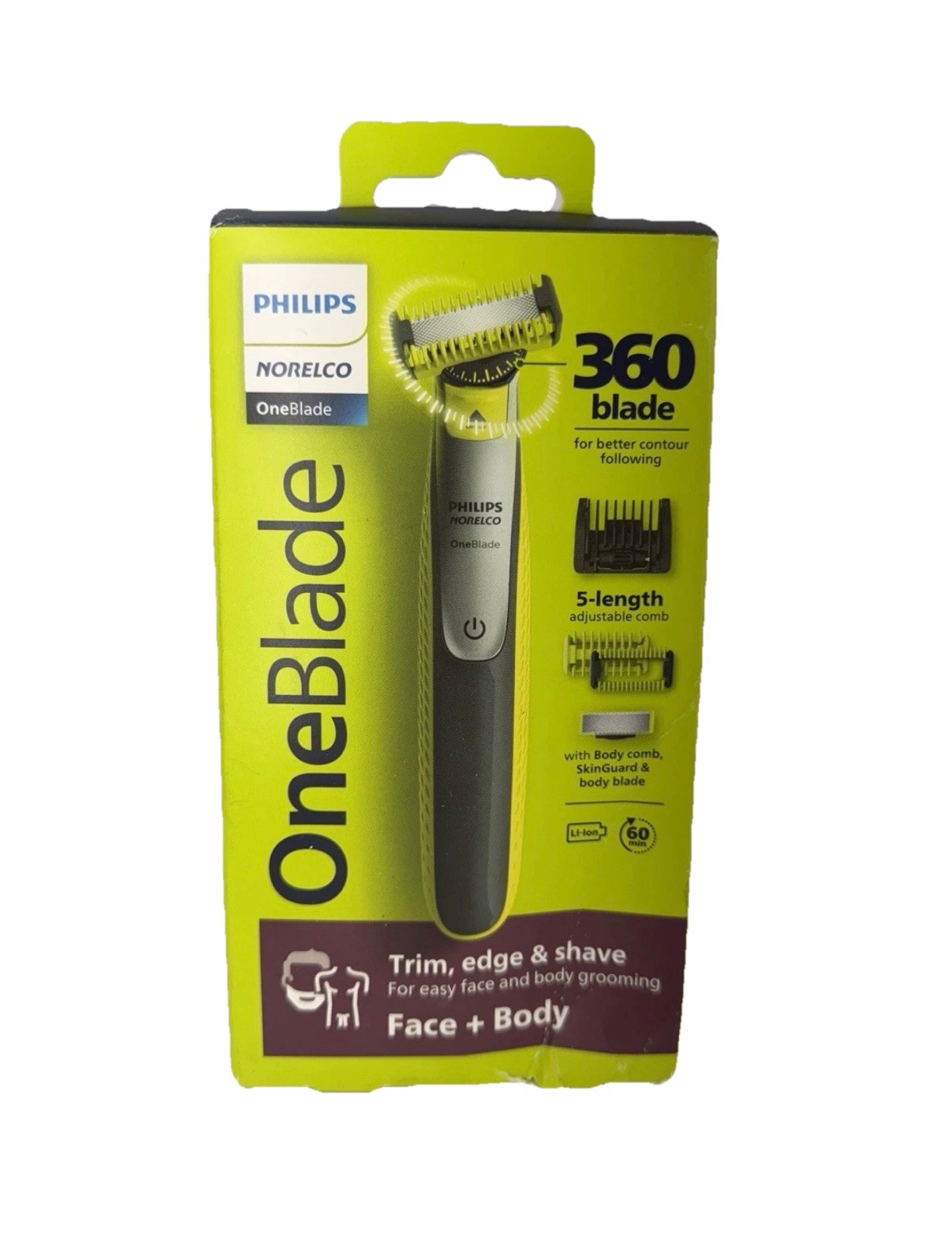 Philips Norelco OneBlade Face + Body Groomer &ndash; Open Box