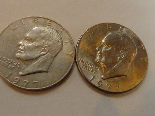 1977-P Eisenhower Dollar — photo from another recent sale