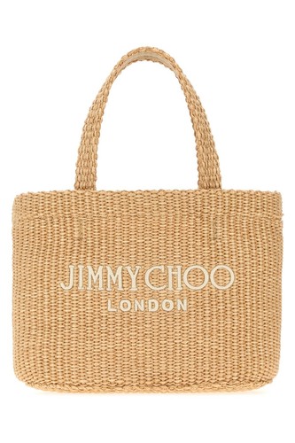 JIMMY CHOO Raffia Tote Bag New And Authentic