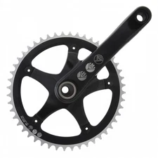 Origin8 SS 170mm Single Speed Track Crankset 48T GXP Black, 144BCD