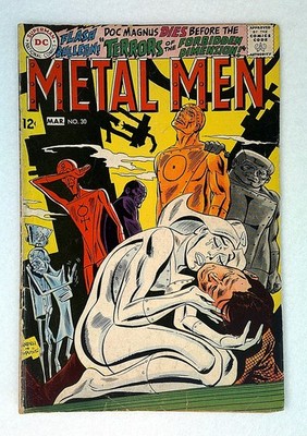 Metal Men #30 DC Comics March 1968 Doc Magnus Dies Silver Age GD