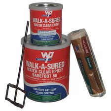Wooster Products Was60.Clr 1 Gal Anti-Slip Floor Coating, Anti-Slip Finish,