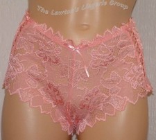 Lepel Fiore Floral Lace Short 93204, Semi-Sheer, Small or Xlarge, Quartz Pink ,