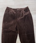 Jones New York Sport Brown Suede Leather Bootcut High Rise Pants Women’s sz 18W — photo 2