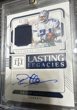 2024 Panini National Treasures - Lasting Legacies Deion Sanders #LL-DSS /99 AU/M