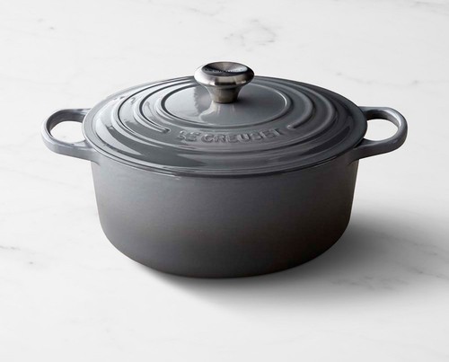 Le Creuset® Signature 5,5 Quart Nebelgrau. Neu im Karton