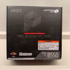 MSI PRO B550M-VC WIFI AM4 Micro-ATX Motherboard