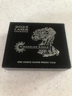 2025 W Silver American Eagle Laser Engraved  One Ounce  Proof Coin W/OGP