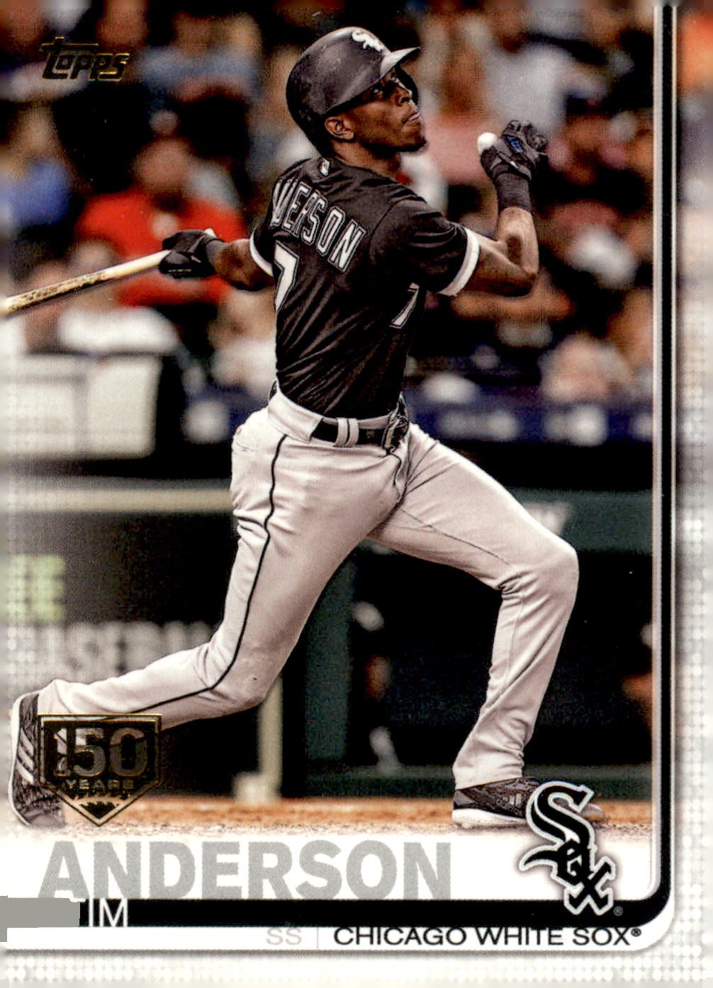 2019 Topps #80 Tim Anderson Chicago White Sox 150th Anniversary