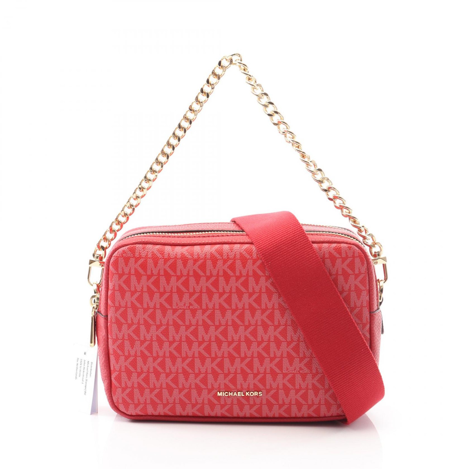 Michael Kors BRYANT Camera Bag Handbag Bag PVC Coating Canvas leather Women's