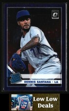 2019 Donruss Optic 37 Dennis Santana Purple Stars 125