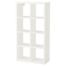 Ikea Regal weiß vertikal/horizontal Aufbewahrungsregal Bücherregal Vitrinenregal