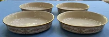 Set of FOUR Lenox Castle Garden Coupe Soup or Pasta Bowls Excellent Condition