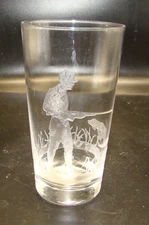 Heisey Sportsman Soda Tumbler