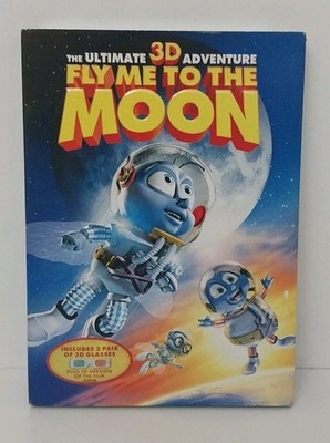Fly Me To The Moon 3D [DVD] with slip cover - Factory Sealed