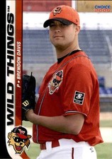 2005 Washington Wild Things Choice #4 Brendon Davis Cedar Park Texas TX Card