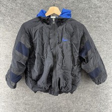 Nike Jacket Boys S Small Gray Full Zip Hooded Long Sleeve Pockets Nike Air