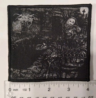 Darkthrone FOAD Black Border Woven Patch 