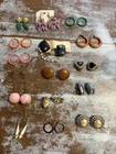 Vintage Clip On Earring Costume Jewelry Lot