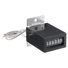 Electromagnetic Counter 6-Digit 0-999999 Range Electronic Pulse Totalizer 7-24V