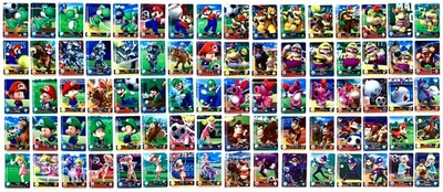 Mario Sports Superstars Amiibo Individual Cards USA - PICK From 70 Cards !