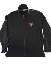 G-III Tampa Bay Buccaneers Full Zip Black Jacket with Pockets Logo100% Polyester