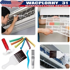 5 Piece Air Conditioner Fin Comb Cleaning Kit Radiator Repair Cleaning Tools US