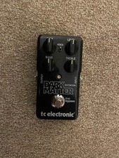 TC Electronic Dark Matter Distortion Guitar Pedal - FAULT WITH INPUT 
