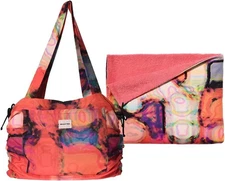 100%  Beach Towel Convertible into a Beach Bag Blanket Multi-Functional