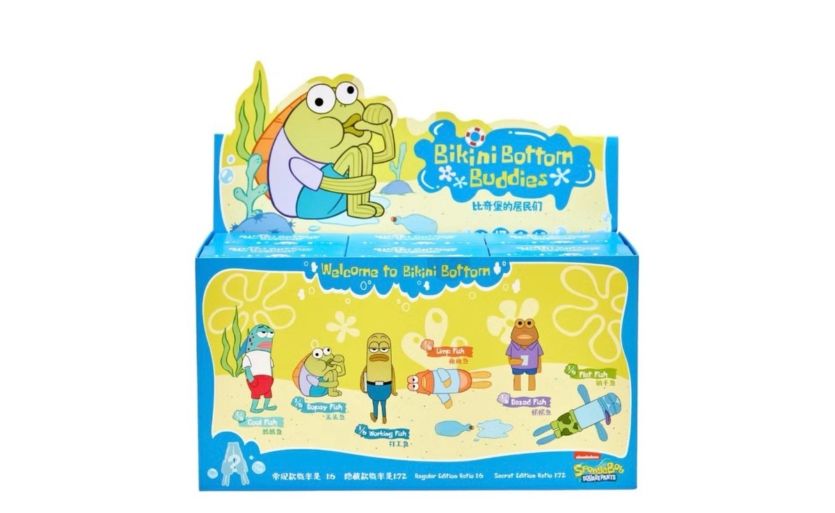 Authentic POP MART X SpongeBob Squarepants Bikini Bottom Buddies