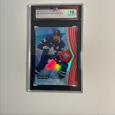 2024-25 Upper Deck Synergy Red Parallel Auston Matthews KSA 10 Toronto Maple