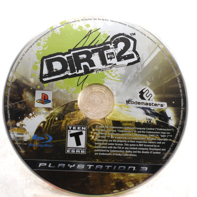 DiRT 2 (Sony PlayStation 3, 2009) Game Disc Only