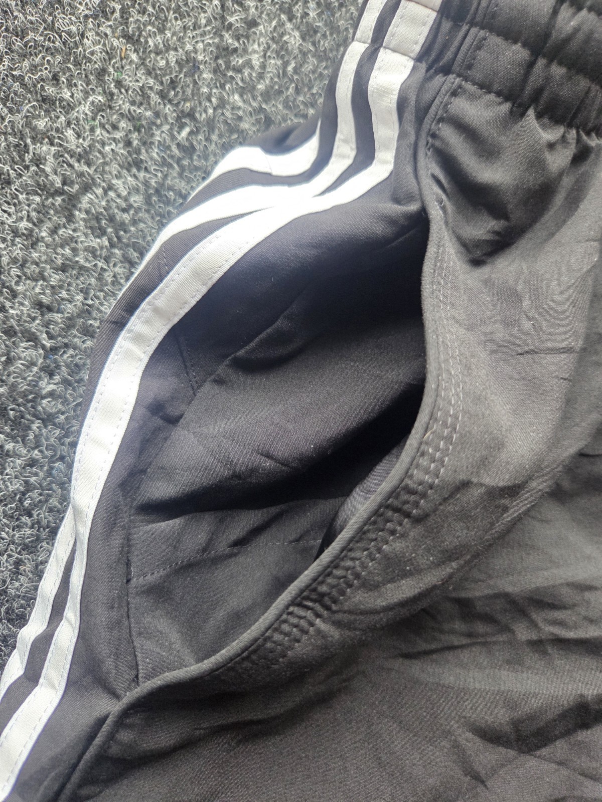 Adidas Essentials 3-Stripes Chelsea Shorts X20189 Black Mens 32” Waist ClimaLite image 8