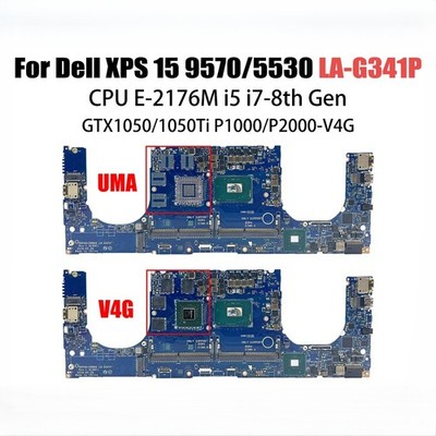 LA-G341P Motherboard For DELL Precision 5530 9570 0VDJMX E-2176M i5 i7 CPU GT