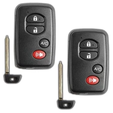 2 For 2010 2011 Toyota Pris Replacement Smart Remote Prox Fob Keyless Entry 3370