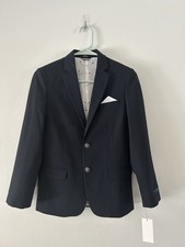 NWT Tommy Hilfiger Big Boys Alexander Bi-Stretch Blazer Navy Blue Size 12