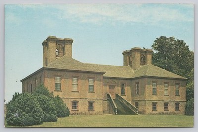 Stratford Hall Westmoreland County VA Robert E Lee Birthplace Postcard
