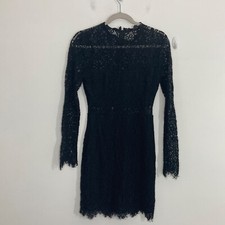 Lulu's Womens Dress Small Black Lace Appetite For Seduction Withcy Goth